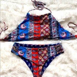 Halter two-piece bikini